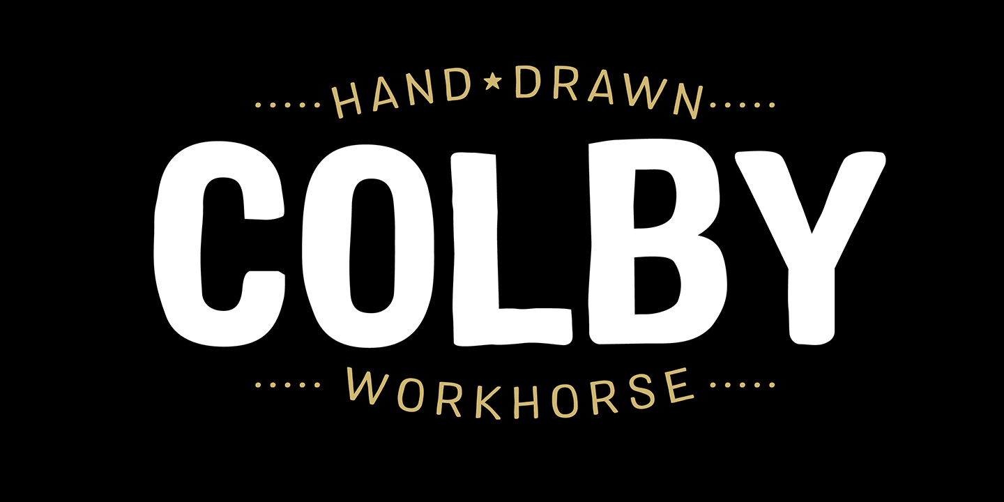 Przykładowa czcionka Colby Compressed #1